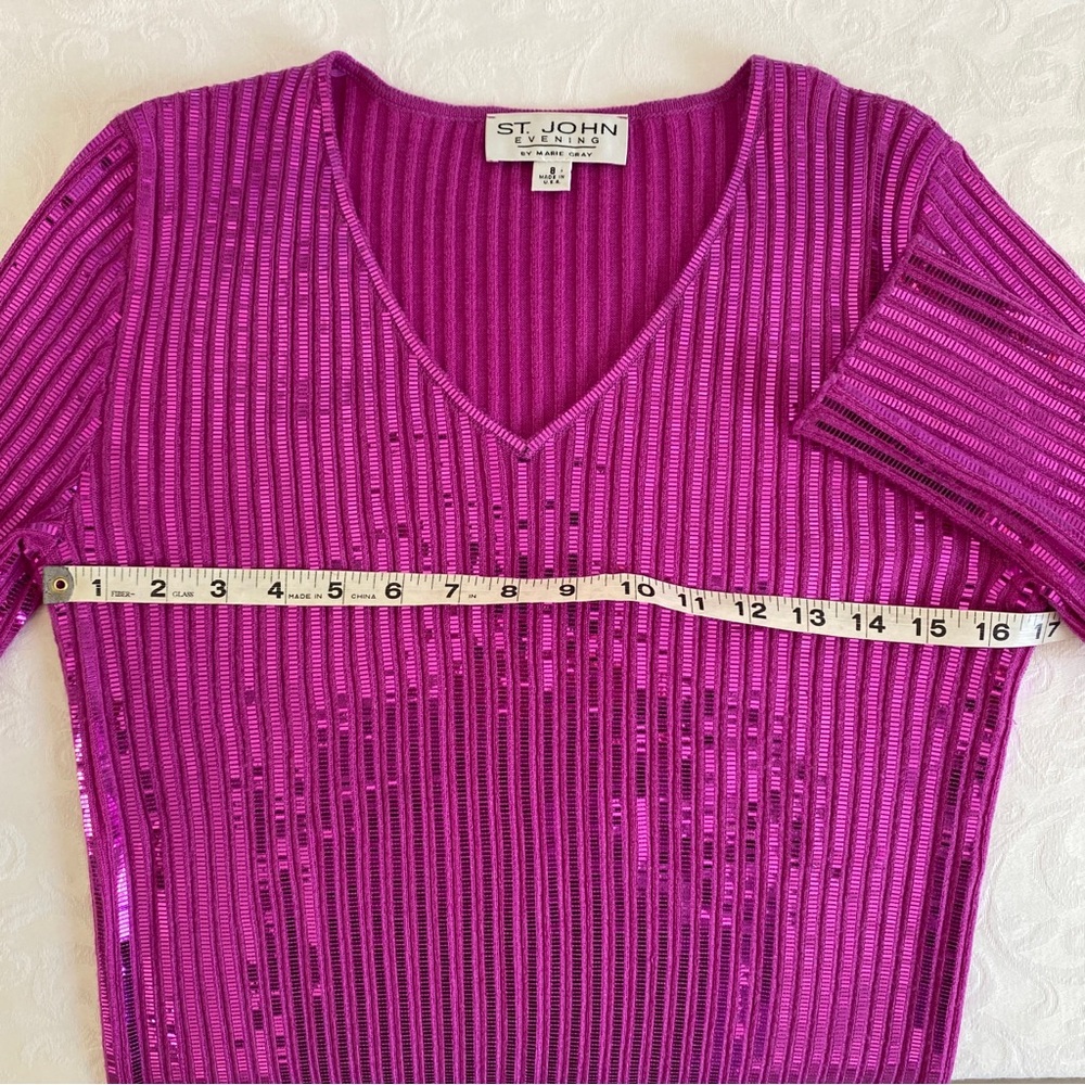 St. John sequin embellished sweater - Picture 7 of 7